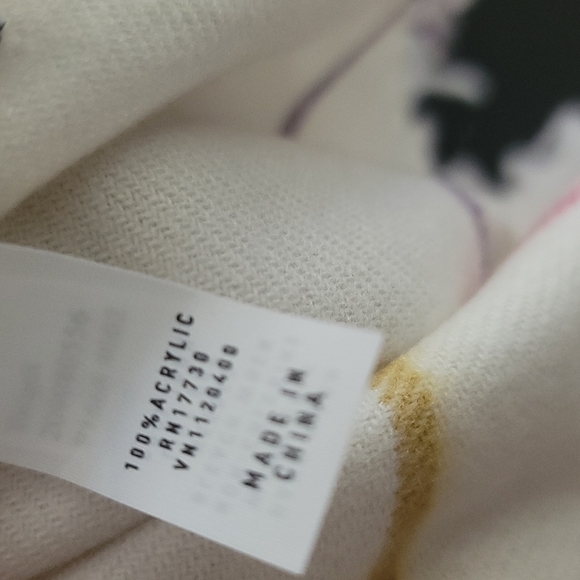 Merona- White Multi color Striped 63 inches - Picture 3 of 3